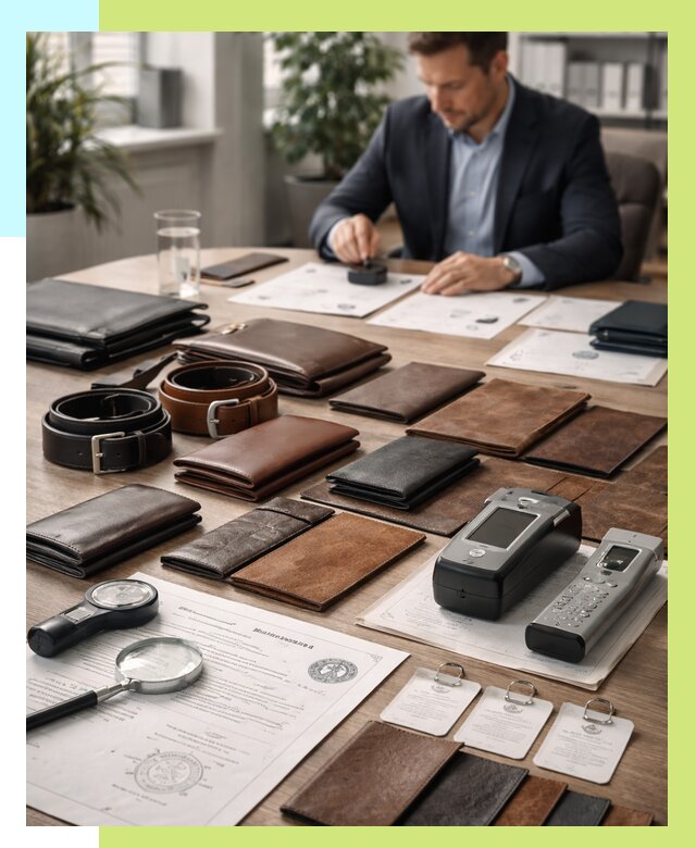 Сертификация кожаных изделий в Геленджике от 12473 р. | Алешин-Глн