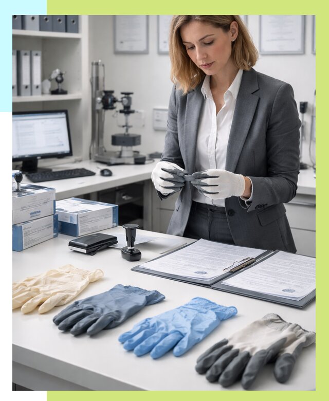 Сертификация перчаток в Геленджике от 8835 р. | Алешин-Глн