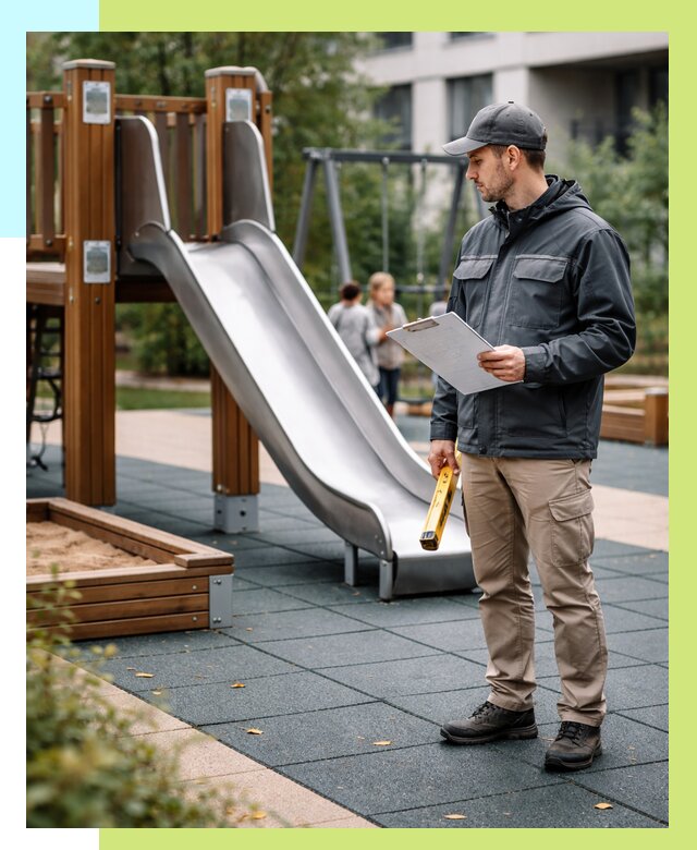 Сертификация детских площадок в Геленджике от 25985 р. | Алешин-Глн