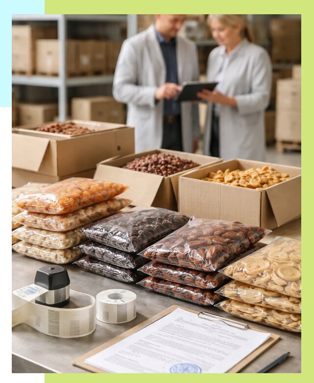 Сертификация сухофруктов в Геленджике от 12473 р. | Алешин-Глн под ключ