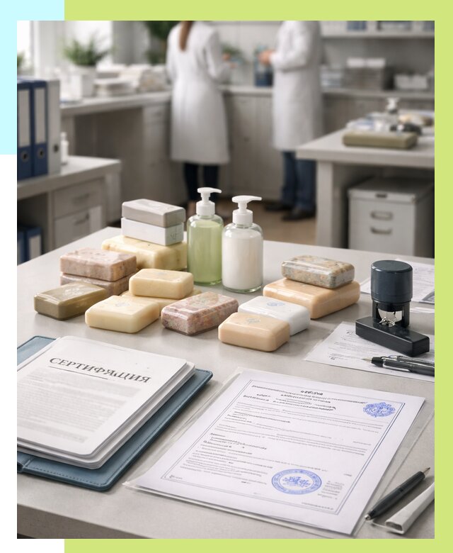 Сертификация мыла и сертификат на мыло в Геленджике от 12473 | Алешин-Глн