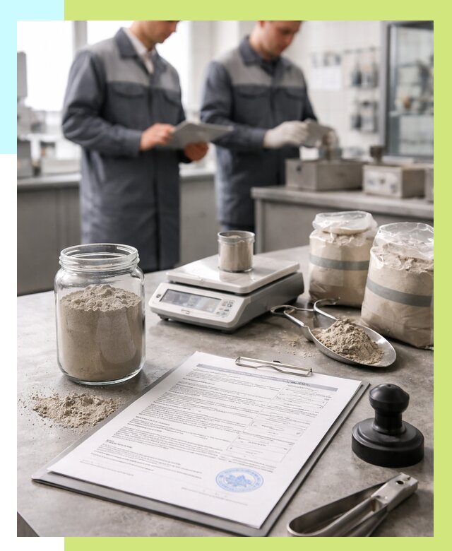 Сертификация цемента в Геленджике от 20788 р. | Алешин-Глн