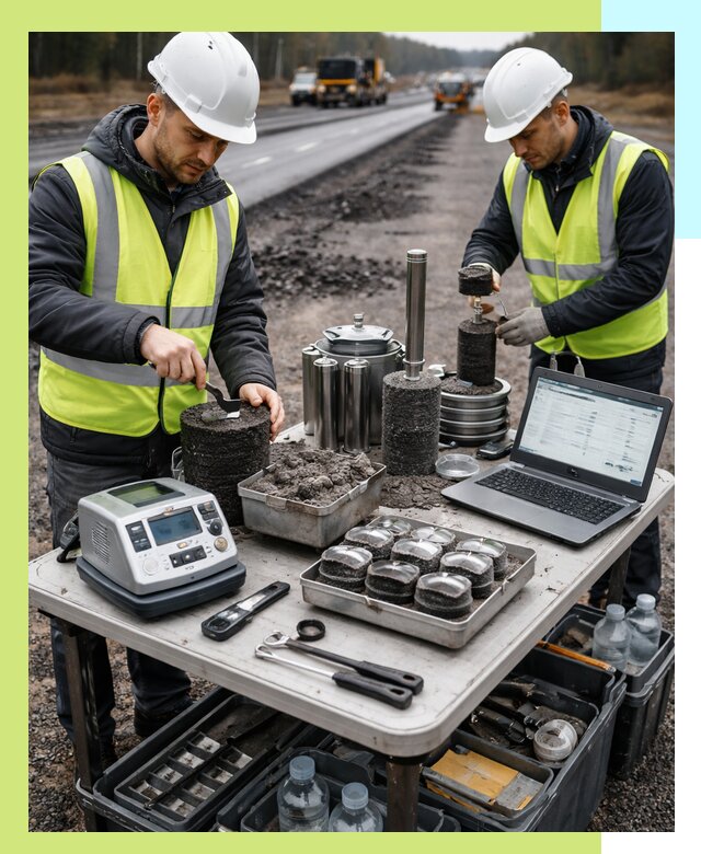 Сертификация асфальта: испытания и подтверждение в Геленджике