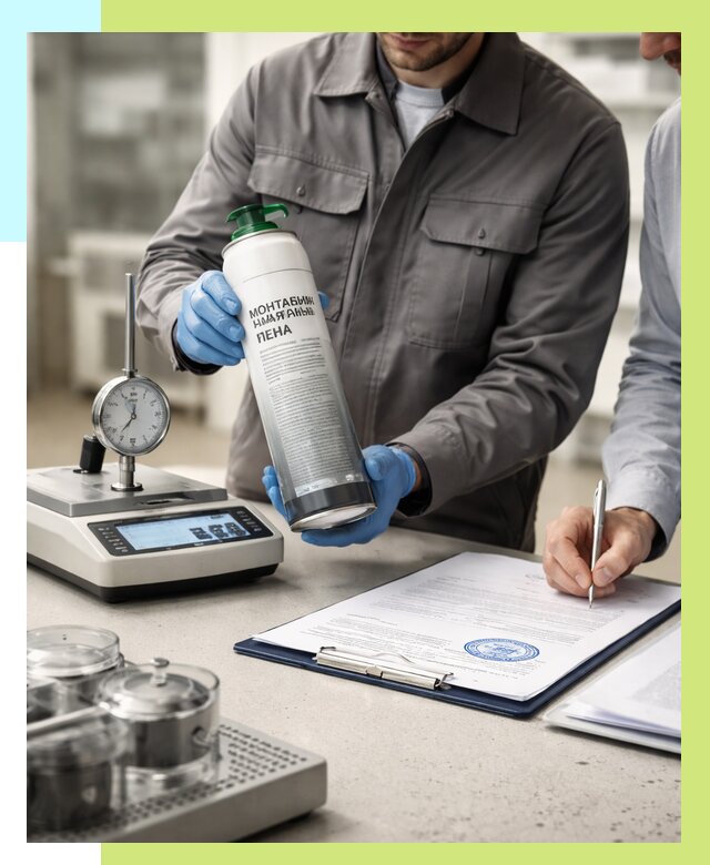 Сертификация монтажной пены в Геленджике от 15591 р. | Алешин-Глн