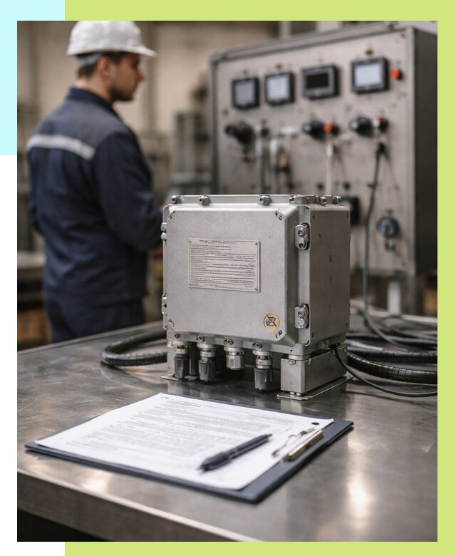 Сертификация взрывозащищенного оборудования в Геленджике от 36379 р. | Алешин-Глн