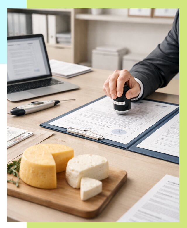 Сертификация сыров в Геленджике от 15591 р | Сертификат на сыр Алешин-Глн