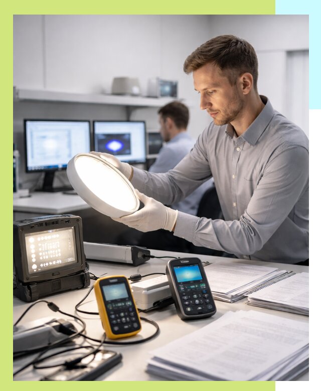 Сертификация светильников в Геленджике: испытания и оформление