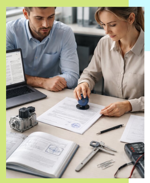 Выдача паспорта изделия и техническая экспертиза продукции в Геленджике