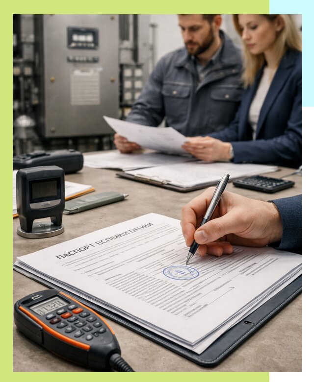 Оформление паспорта эксплуатации оборудования в Геленджике