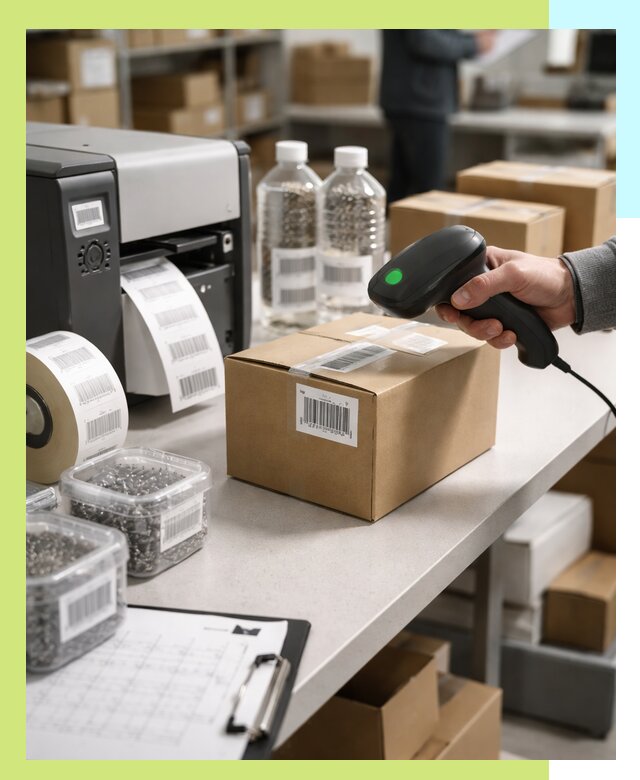 Штрихкодирование продукции и маркировка для продажи в Геленджике
