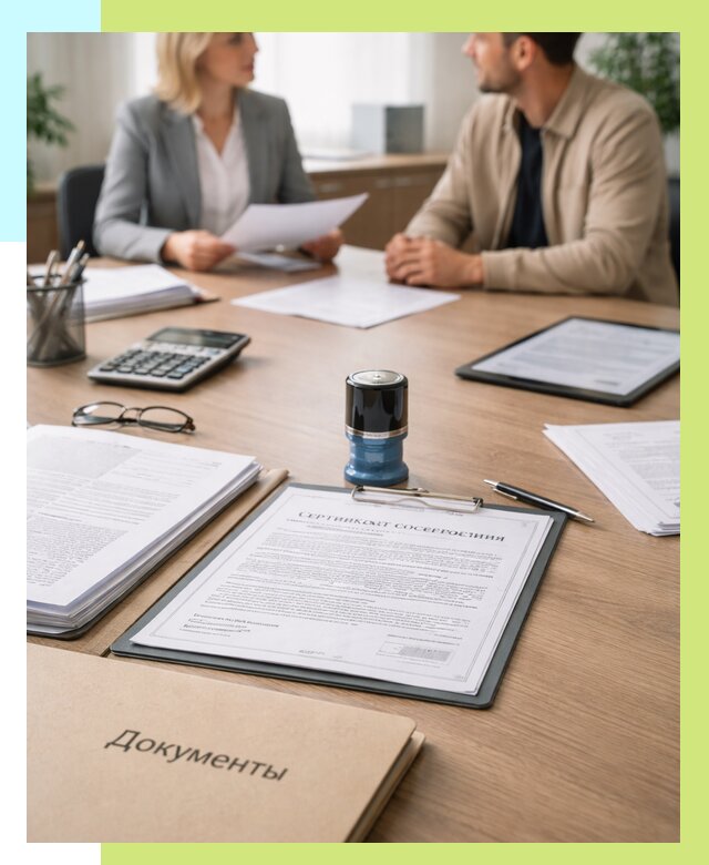 Сертификат соответствия на продукцию в Геленджике от 15591 р.|Алешин-Глн