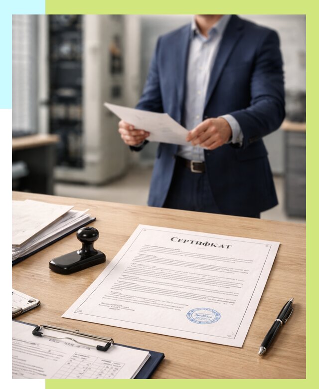 Сертификат на оборудование в Геленджике от 15591 р. | Алешин-Глн