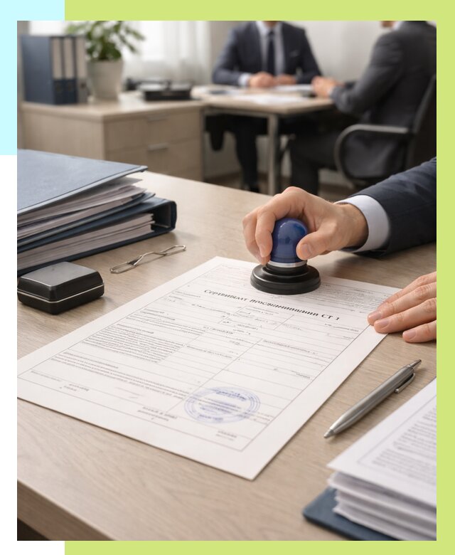 Сертификат происхождения СТ 1 в Геленджике от 4677 р. | Алешин-Глн