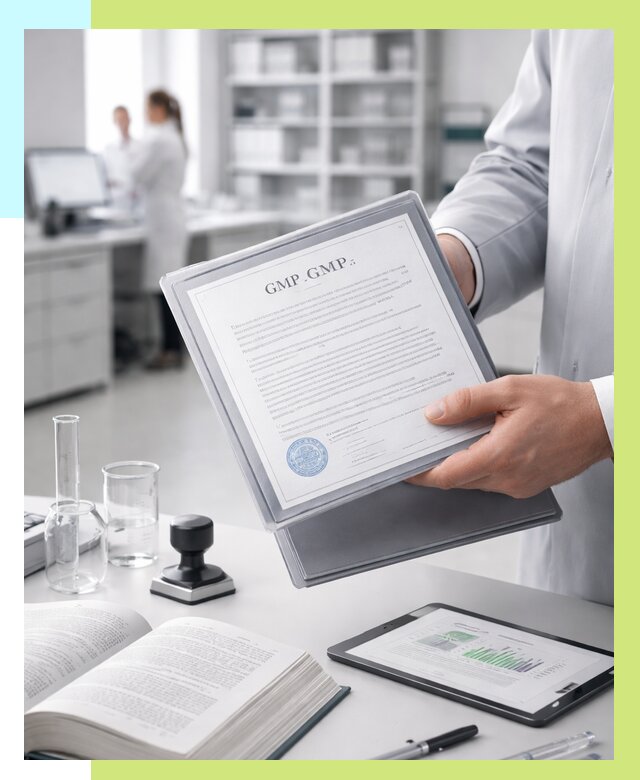 Сертификат GMP в Геленджике под ключ от 88349 р. | Алешин-Глн