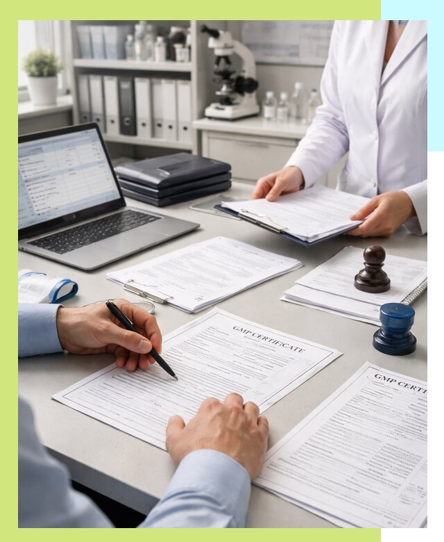 Оформление сертификата GMP в Геленджике для фармпроизводства