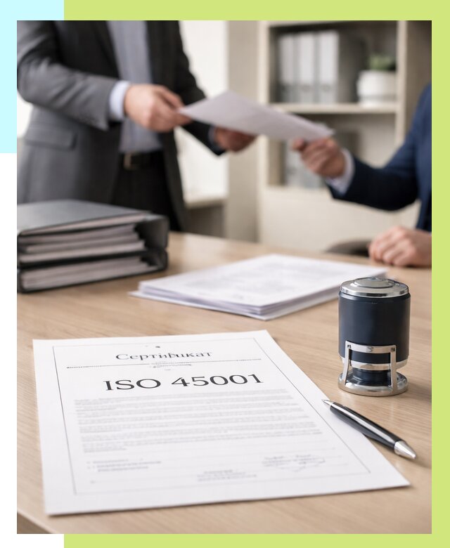 Сертификат ISO 45001 в Геленджике под ключ от 46773 р. | Алешин-Глн