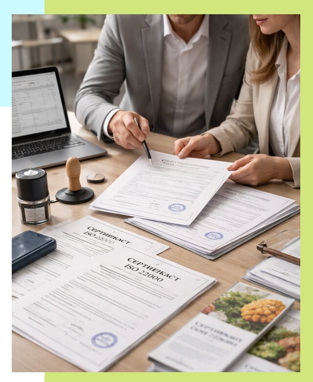 Сертификат ISO 22000 в Геленджике от 41576 р. под ключ | Алешин-Глн